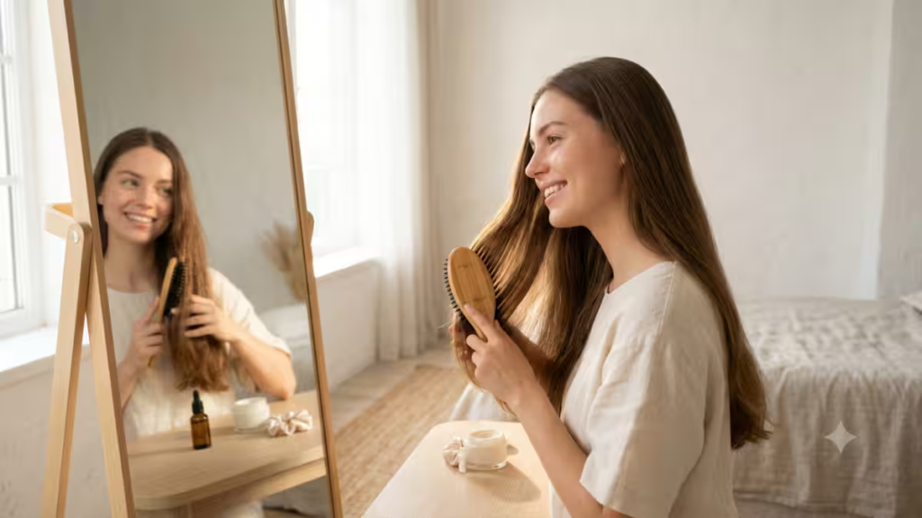 Healthy, shiny, and manageable hair with simple everyday haircare tips and a practical haircare routine for 2026.
